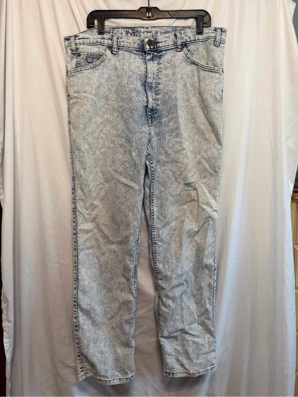 Levi's Men's Acid Wash Jeans - Light Blue